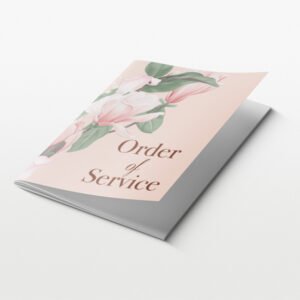 Wedding Order of Service
