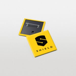 Square Button Badges